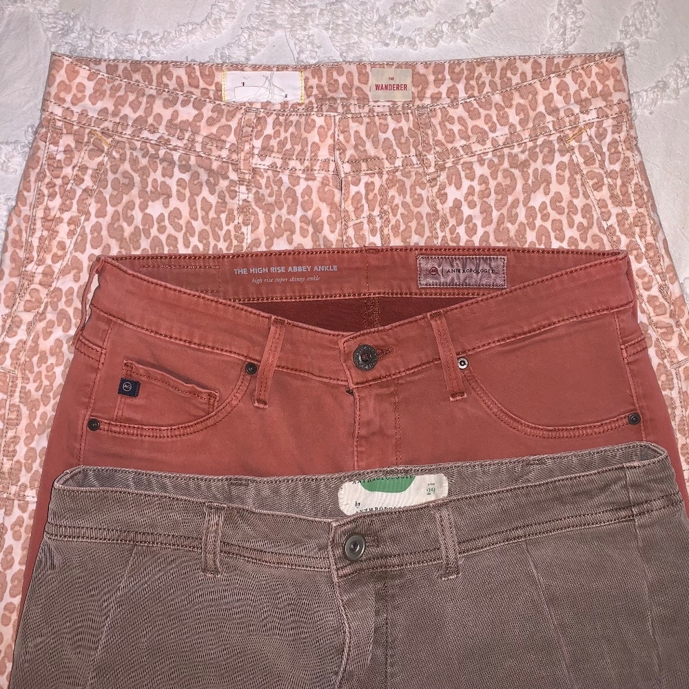 Anthropologie pants - 3 pairs